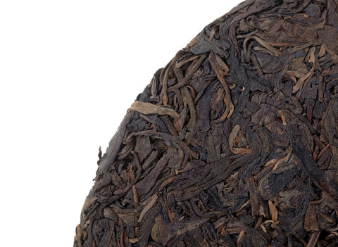 Hong Yin Da Ye Qiaomu Zhong (Sheng Puer von Großblattbäumen „Red Seal“ 2003), 322 g