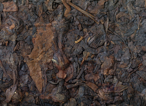 Zao Xiang Cha Zhuan (2002), aged shu puer, 245 g.