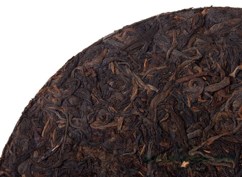 Lan Yin Te Bing (Eisenpresse, 1997), gealterter Sheng Puer