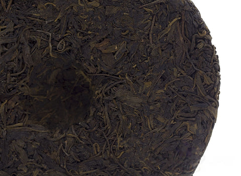 Zhong Cha Pai Meishu Ji Yuan Cha (1999), aged sheng puer, 356 g