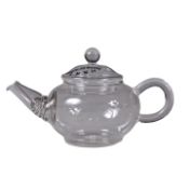 Tea kettle with metal sieve (spring) # 5900, glass, 160 ml