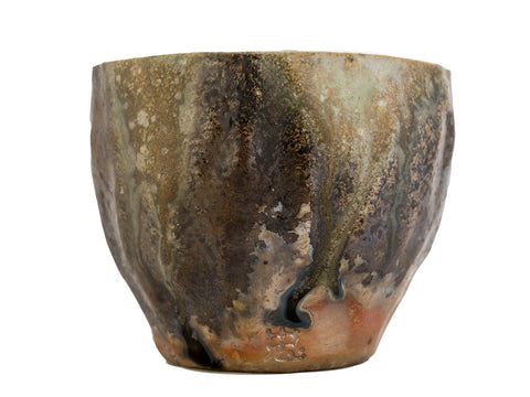 Cup handmade # 46794, ceramic/wood firing, 110 ml.