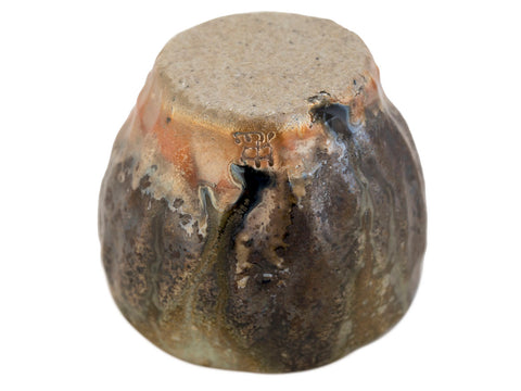 Cup handmade # 46794, ceramic/wood firing, 110 ml.