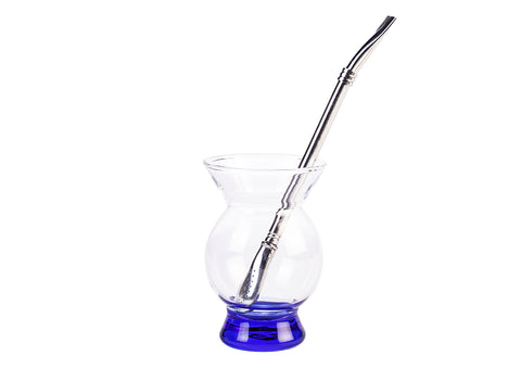 Bombilla (bomba or massasa) separable # 20, metal, 19 cm