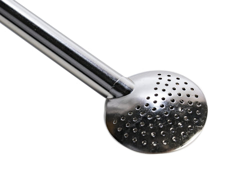 Bombilla (bomba or massasa) # 12, metal, 19 cm