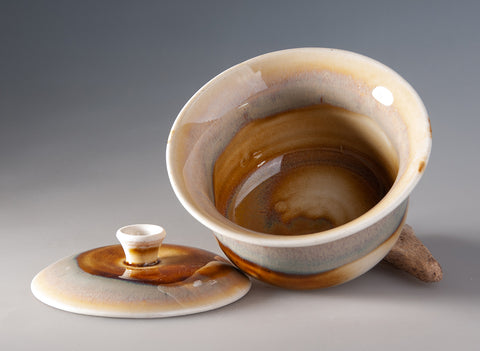 Gaiwan handmade Moychay # 49173, ceramic, from 165 to 280 ml.