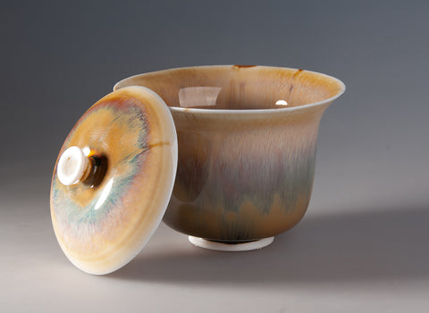 Gaiwan handmade Moychay # 49639, ceramic, from 180 to 265 ml.