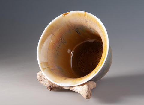 Gaiwan handmade Moychay # 49639, ceramic, from 180 to 265 ml.