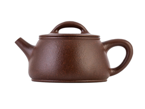 Golden Sand Wide Mouth Yixing Teapot # 94130, 190 ml.