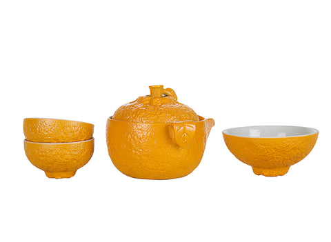 Orange Travel Teacup Set # 94490