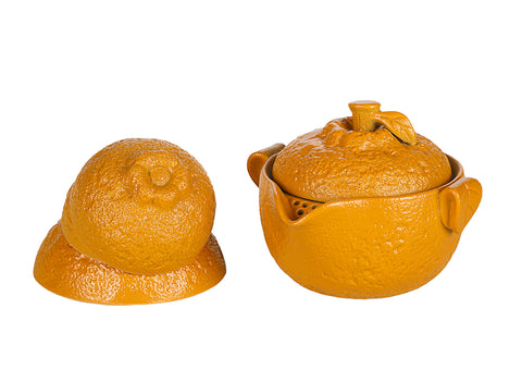 Orange Travel Teacup Set # 94490