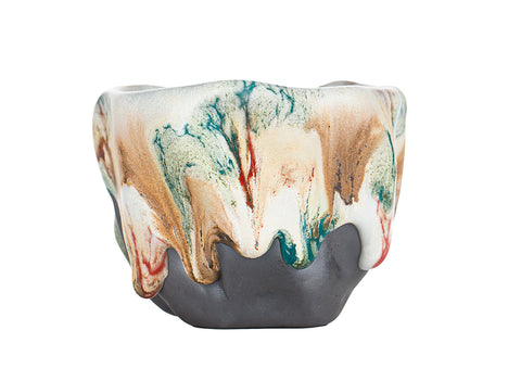 Shino-Style Green Glazed Cup 140 ml # 94469