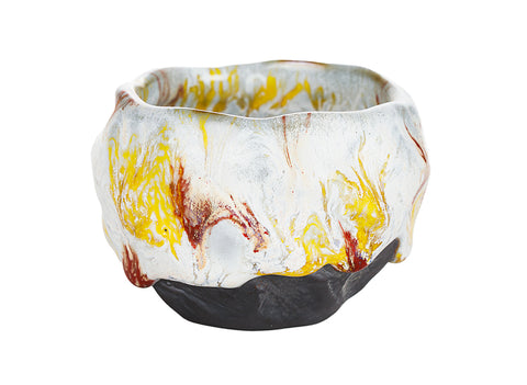 Taza esmaltada amarilla estilo Shino # 94470