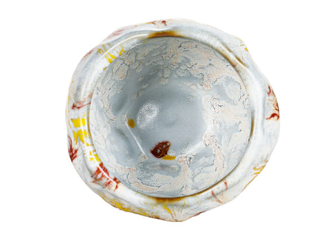 Taza esmaltada amarilla estilo Shino # 94470