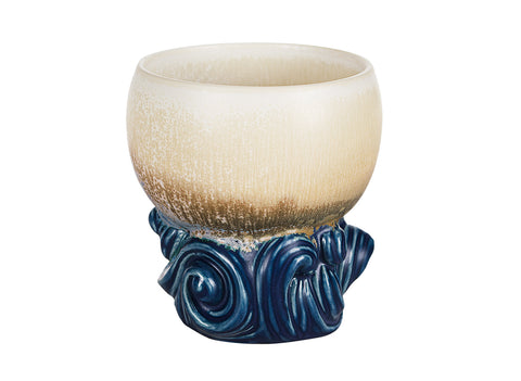 Taza de porcelana con pedestal degradado # 94472