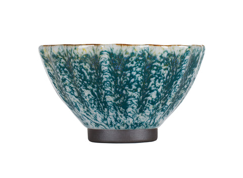 Peacock Green Flared Flower Cup # 94482