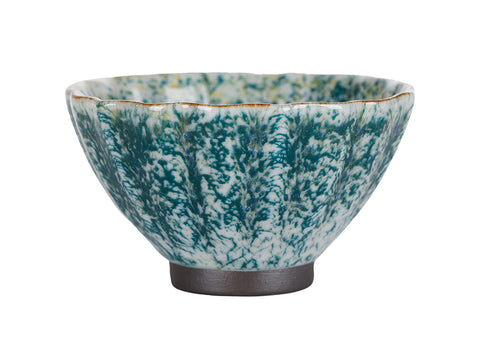 Peacock Green Flared Flower Cup # 94482