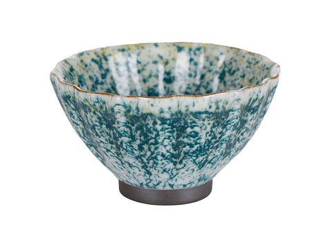 Peacock Green Flared Flower Cup # 94482