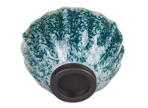 Peacock Green Flared Flower Cup # 94482