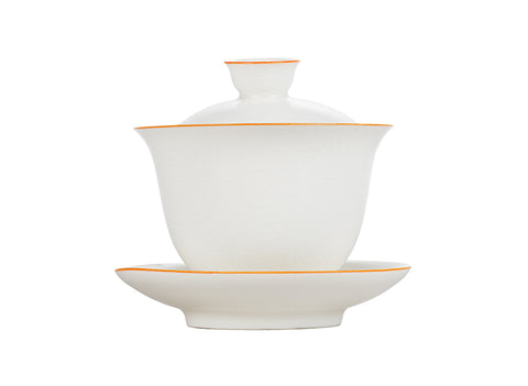 Gaiwan blanc de lune trois pièces # 94486