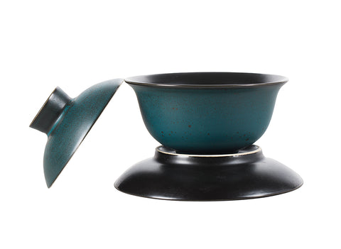 Ink Green Drievoudige Harmonie Gaiwan # 94479