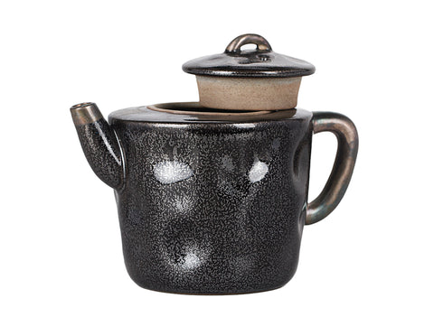 Handcrafted Ceramic Teapot with Floral Motif # 94383