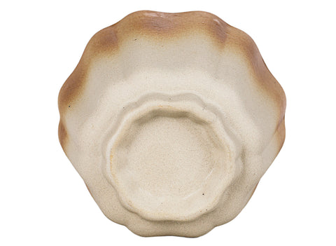 Tasse à thé cannelée à large bord # 94388