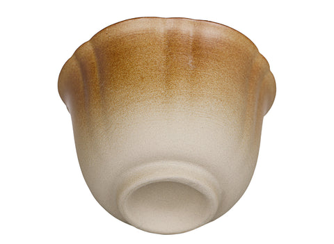 Fluted Ceramic Tea Cup # 94387
