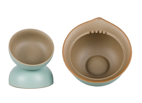 Ensemble de tasse à thé de voyage Joyful Green # 94491