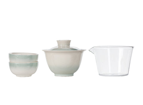 Compact Travel Gaiwan Set with Yellow Case # 94380