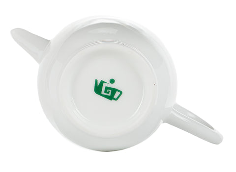 Witte porseleinen theepot # 94515