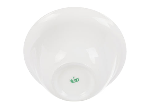 Witte porseleinen uitlopende kop # 94502