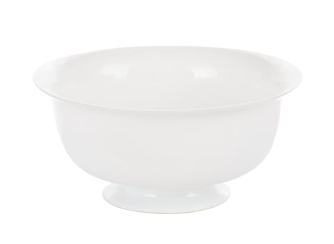 Taza acampanada de porcelana blanca con pie alto # 94501