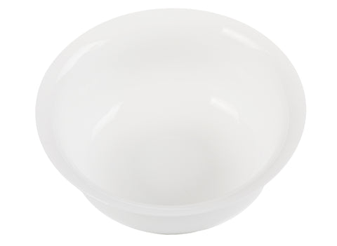 Taza acampanada de porcelana blanca con pie alto # 94501