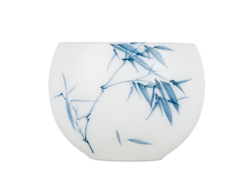 Witte Jade Porselein Bamboe Kop # 94496