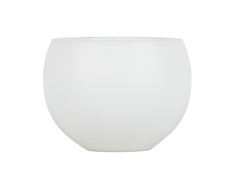 Witte Jade Porselein Bamboe Kop # 94496