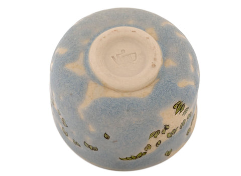Cup handmade Moychay # 43069, series of 'Disappearing Bush', ceramic/hand painting, 55 ml.