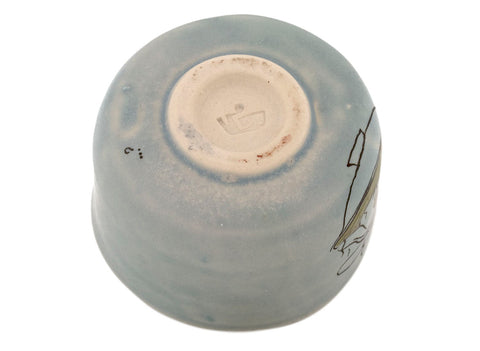Cup handmade Moychay # 43060, series of 'Warm', ceramic/hand painting, 55 ml.