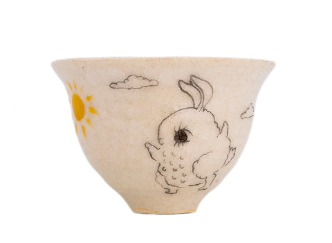 Cup Moychay, series of 'Sunny bunnies' # 43949, ceramic/hand painting, 68 ml.