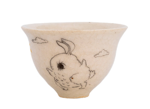 Cup Moychay, series of 'Sunny bunnies' # 43949, ceramic/hand painting, 68 ml.