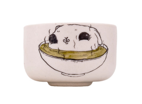 Cup Moychay, series of 'Warmth' # 44409, ceramic/hand painting, 46 ml.