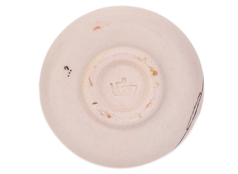 Cup Moychay, series of 'Warmth' # 44409, ceramic/hand painting, 46 ml.