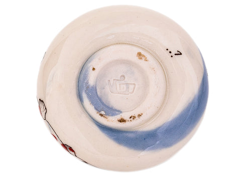 Cup Moychay, series of 'Carp' # 44405, ceramic/hand painting, 46 ml.