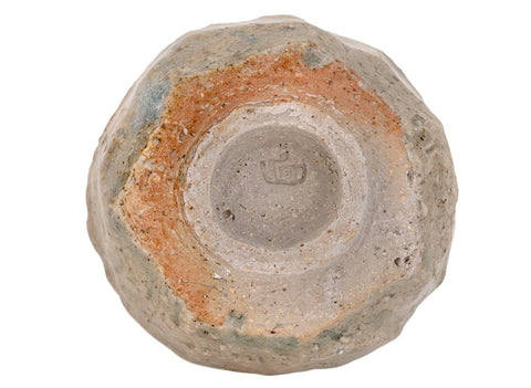 Cup handmade Moychay, series of kurinuki # 44868, wood firing/ceramic, 30 ml.