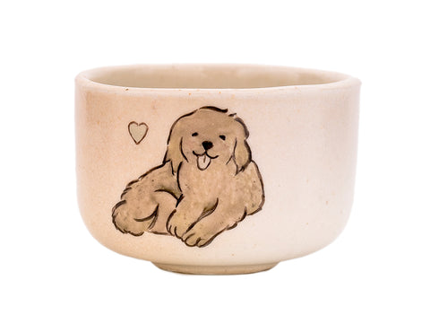 Cup Moychay 'Doggie' # 44988, ceramic/hand painting, 45 ml.