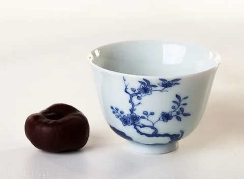 Beker # 26270, Jingdezhen-porselein, handbeschilderd, 65 ml.