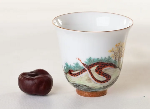 Tazza n. 26259, porcellana di Jingdezhen, pittura a mano, 135 ml.