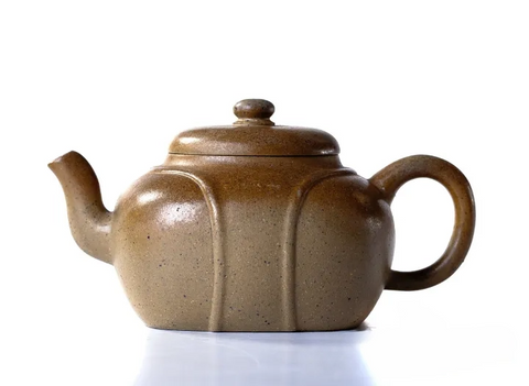 Teapot # 21675, wood firing, yixing clay, 210 ml.