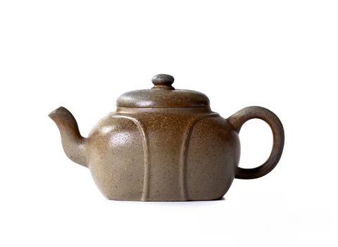Teapot # 21663, yixing clay, wood firing, 210 ml.