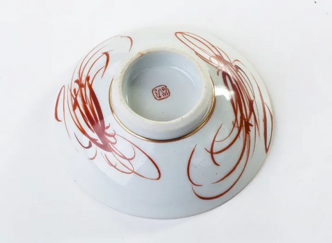 Set of antique teaware # 17410, porcelain